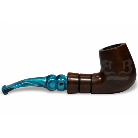 Cachimbo New Rose Curvo Encerado (Aceita Filtro 9mm) Piteira Acrílico